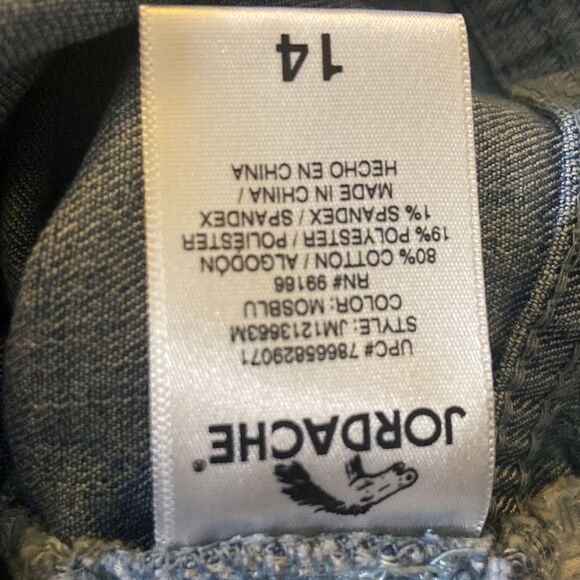 SALE OF JORDACHE SKINNY CROP WOMEN FLORAL JAMES SIZE 14 - Picture 11 of 13